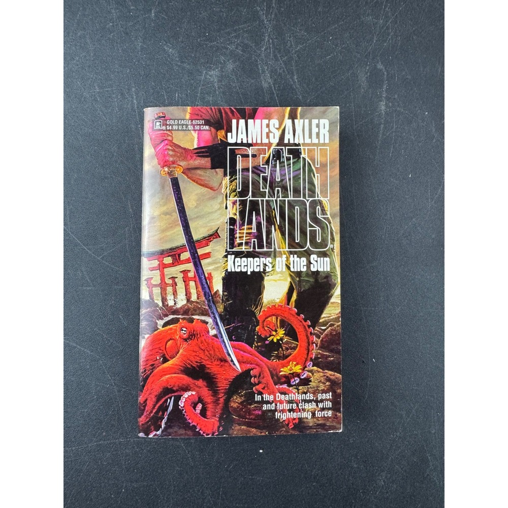 James Axler Deathlands Keepers of the Sun Paperback 1996 Gold Eagle First Ed